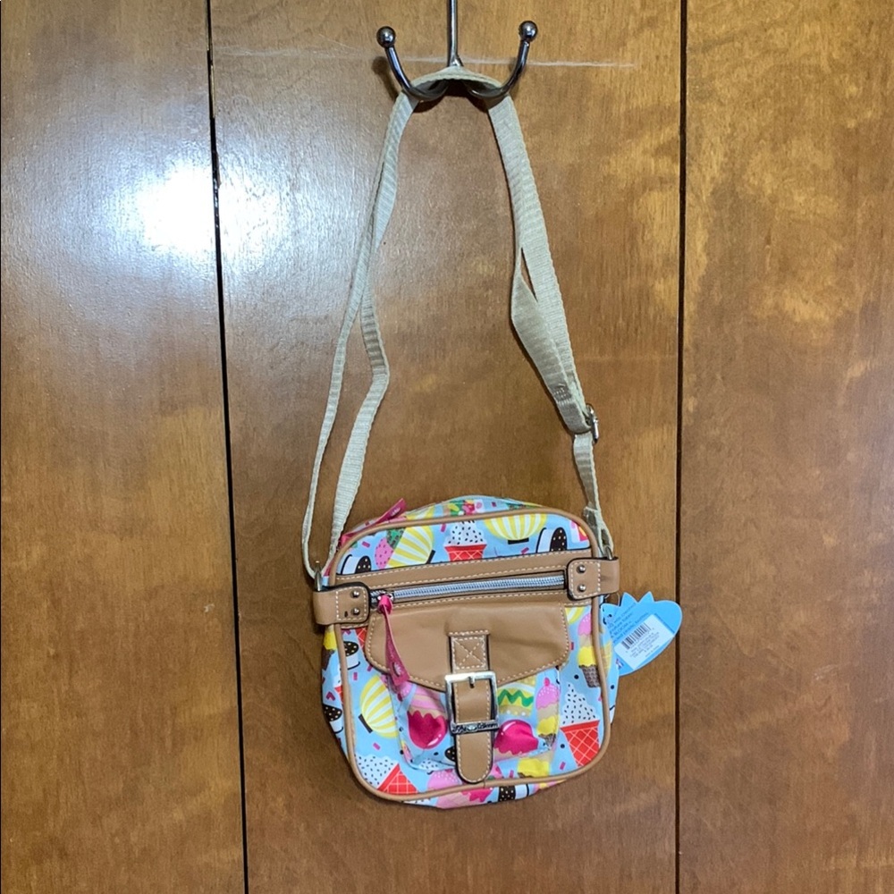 LILY BLOOM-Ice Cream Themed Crossbody Bag with Buckle 🆕🍦